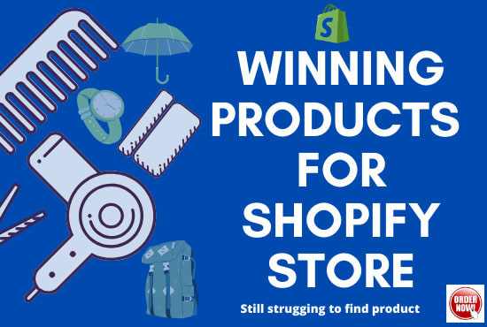 I will research dropshipping winning products for shopify