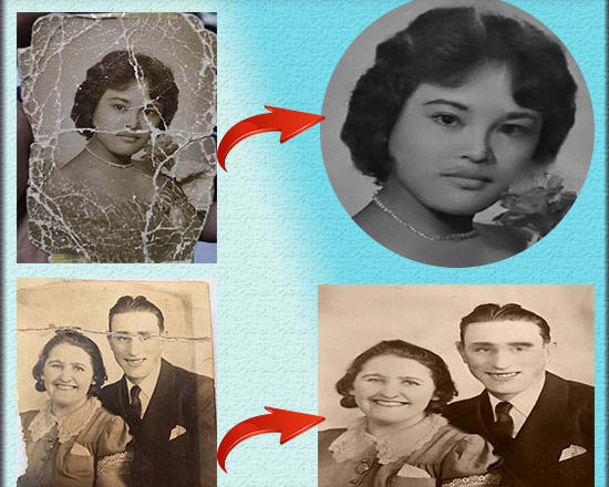 I will restore old photos, fix, and colorize in 12 hours