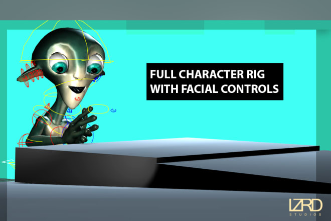 I will rig your 3d character in maya