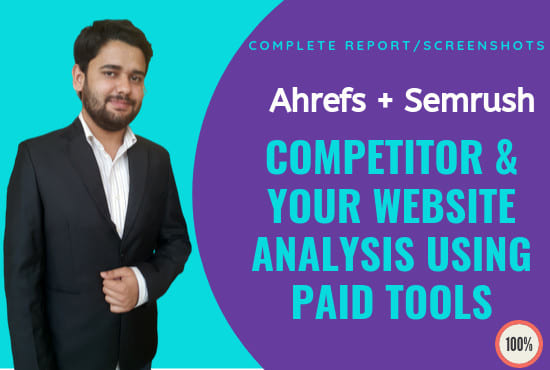 I will run ahrefs report and semrush reports for 7 sites in 10 hours