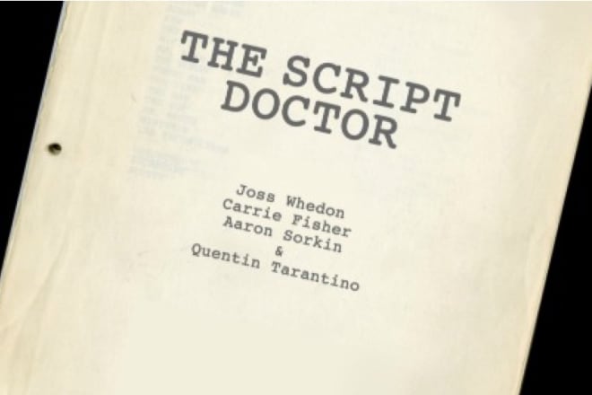 I will screenplay doctor content editor
