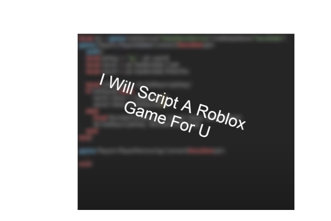I will script a whole roblox game for u and make guis
