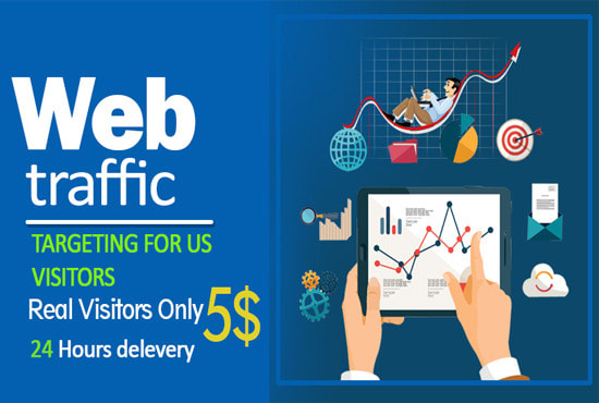 I will send real web traffic to web page