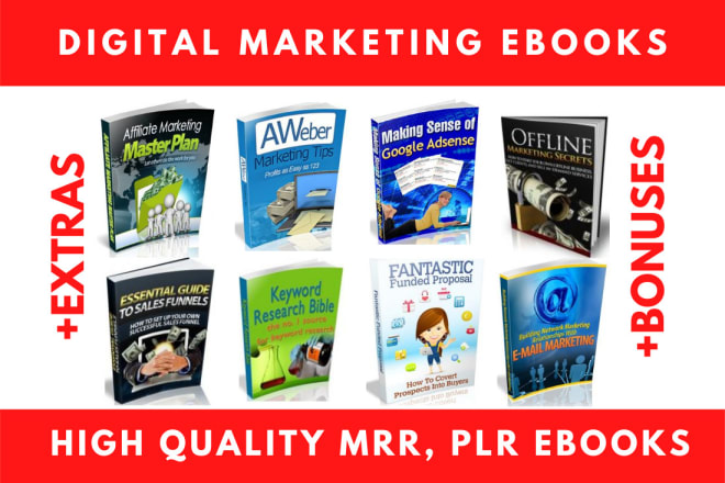 I will send you digital marketing ebooks you can resell