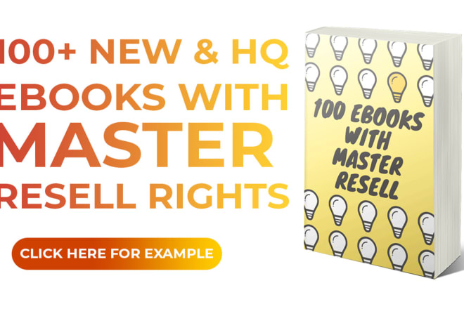 I will send you high quality ebooks with resell rights