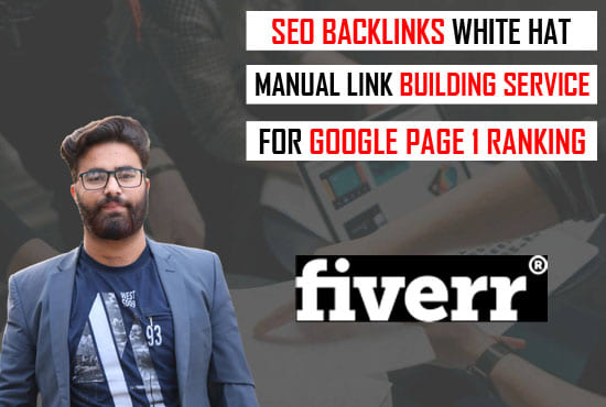 I will seo backlinks white hat manual link building service for google page 1 ranking