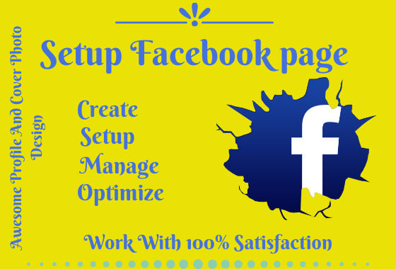 I will setup facebook business page and any social media page