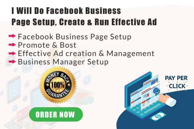 I will setup facebook business page, create and run an effective ad campaign