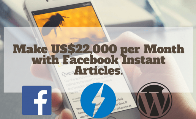 I will setup facebook instant articles and audience network