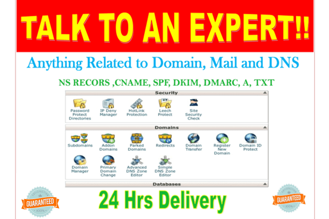 I will setup, fix any email, domain, dns records issue, stop spam 24hrs