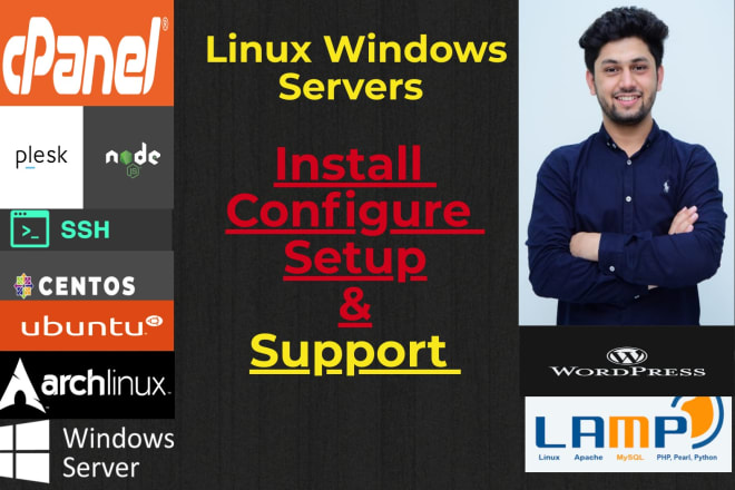 I will setup or fix linux,server,cpanel,whm,plesk,email, mysql,dns,php, wordpress,vps