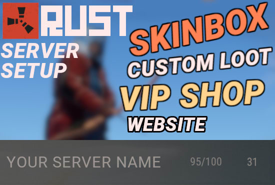 I will setup rust server for you, fast delivery