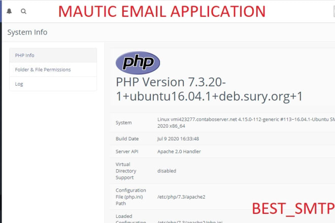 I will setup unlimited postal smtp server and connect mautic for cold email marketing