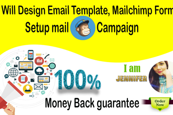 I will setup your mailchimp email template