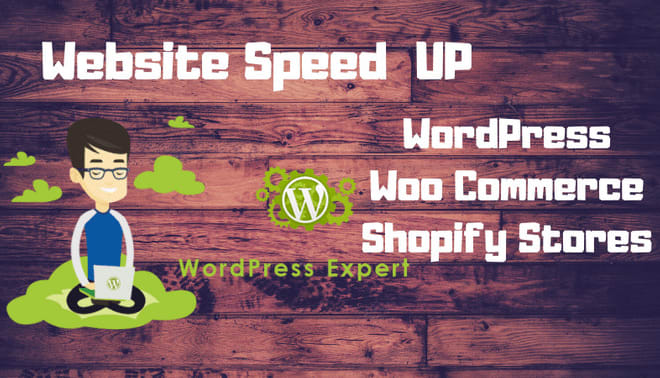 I will speed up and optimize shopify store or wordpress website