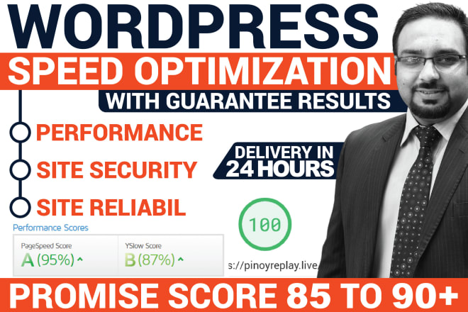 I will speed up wordpress site to optimize gtmetrix, pagespeed score