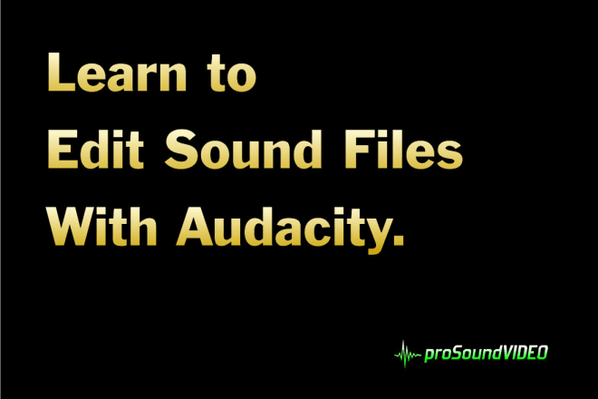I will teach you to use audacity sound editor