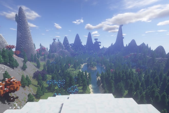 I will terraform an incredible minecraft world for you