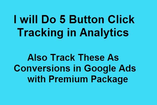 I will track button clicks in google analytics within 24 hours