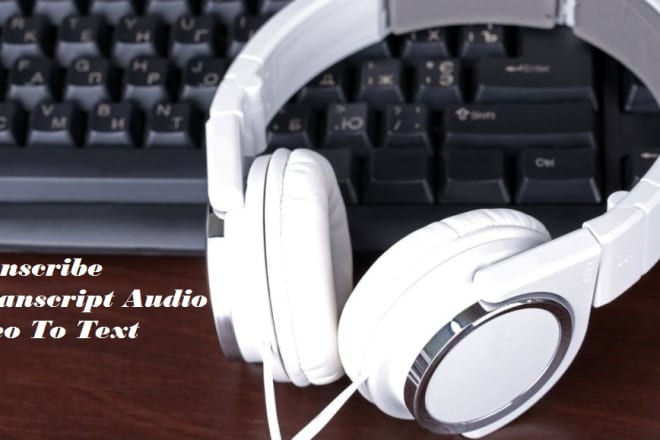 I will transcribe and transcript audio or video at low cost