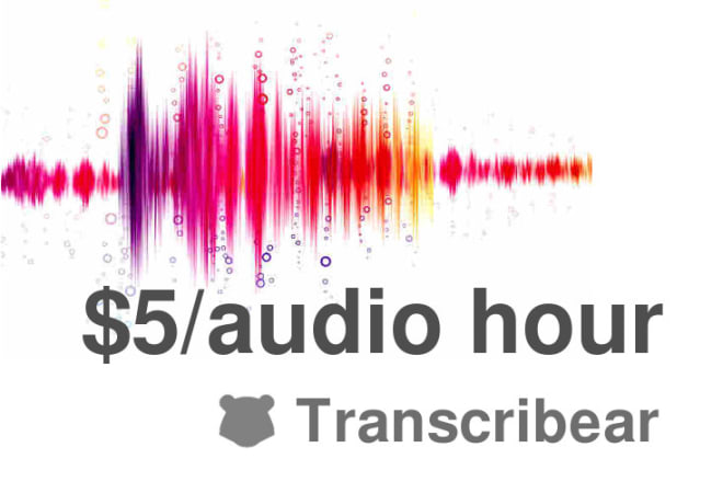I will transcribe audio, low cost and with quick turnaround