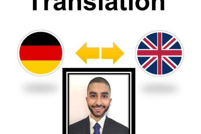 I will translate english to german or german to english