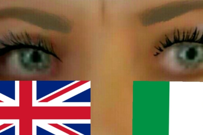 I will translate from english to fluent and perfect italian or viceversa