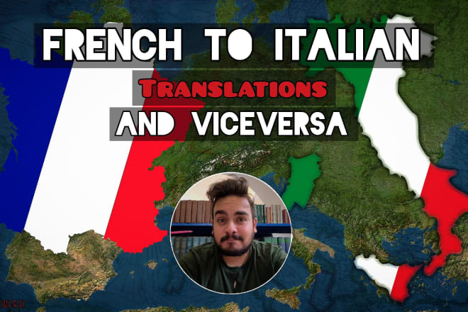I will translate from french to italian and viceversa