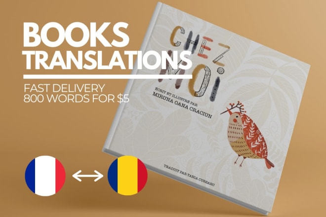 I will translate your books from french to romanian