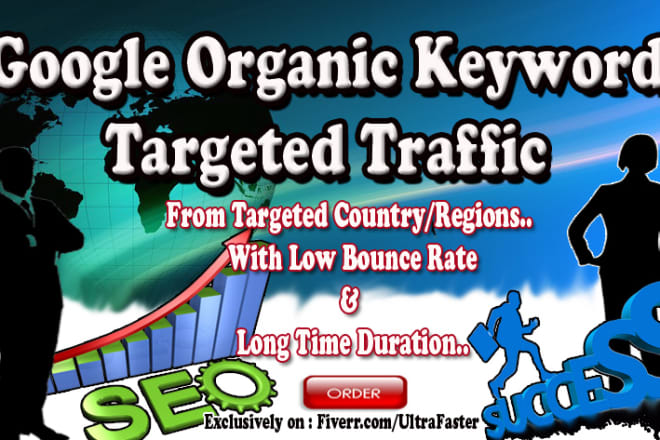 I will unlimited keyword targeted google organic traffic