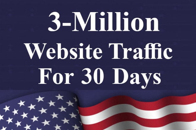 I will us website traffic, keyword and search engine focused, organic