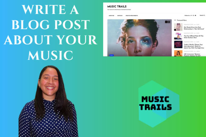 I will write a blog post about your music