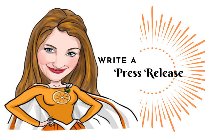 I will write a compelling press release and distribute it