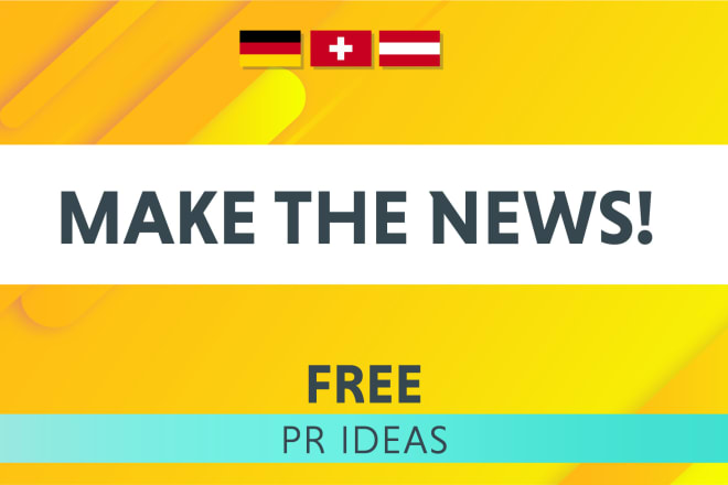 I will write a german press release to boost your PR