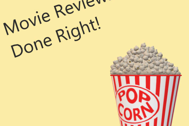 I will write a movie review for you
