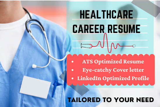 I will write a professional doctor, nursing, and healthcare resume