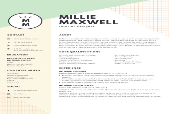 I will write a professional resume and CV with modern layouts