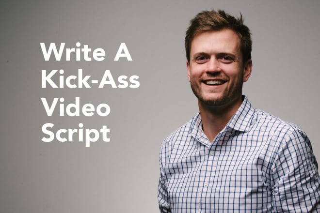 I will write a professional video script for your brand