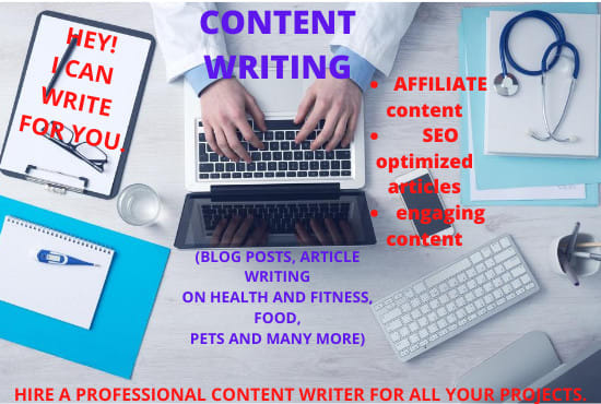 I will write amazon affiliate articles and product description reviews