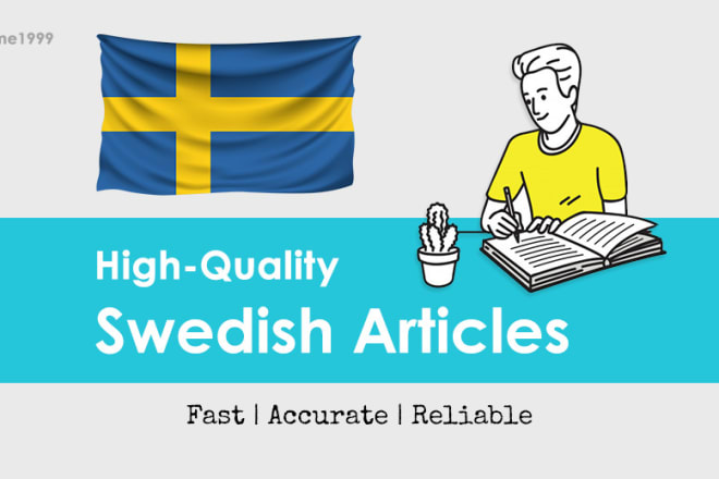 I will write an article in swedish