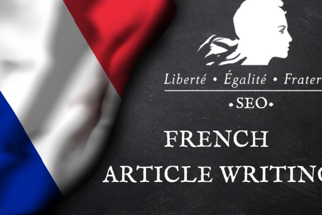 I will write an awesome seo french article