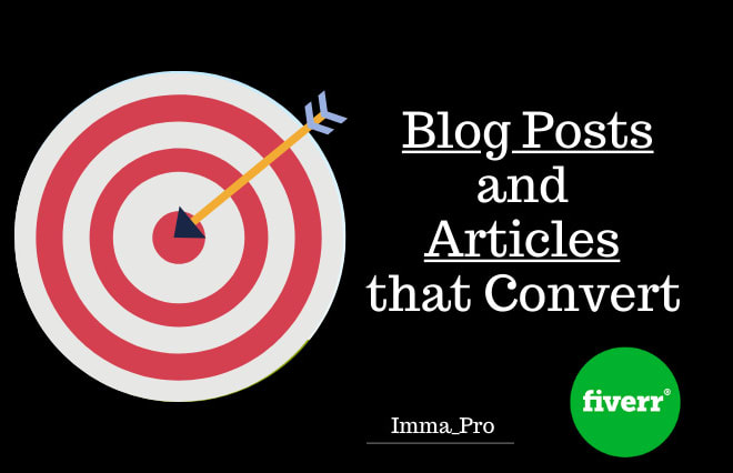I will write an SEO article or blog post that converts
