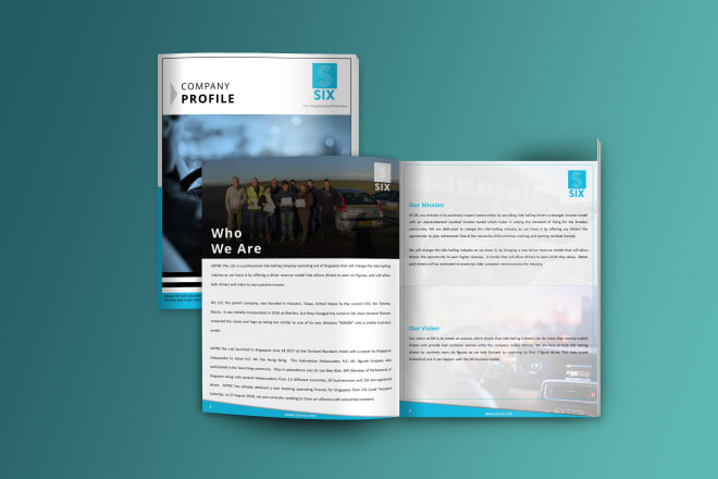 I will write and design an amazing company profile, bi and trifold