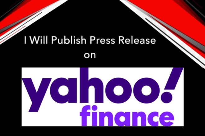 I will write and publish your article in yahoo finance