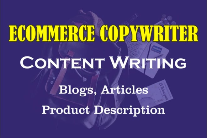 I will write catchy product descriptions for your online store