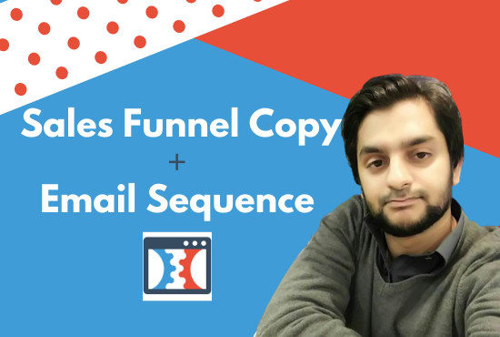 I will write compelling copy for sales funnel and email sequence