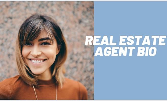 I will write compelling real estate agent bio or real estate bio