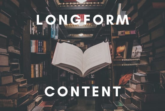 I will write longform blog content that will drive website traffic