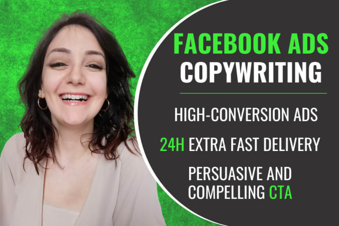 I will write persuasive high conversion facebook ads copy