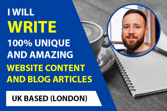 I will write quality website content native english